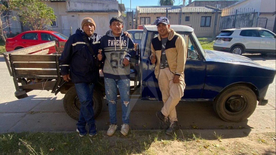 En Metán un carrero cambió la tracción a sangre por un rastrojero