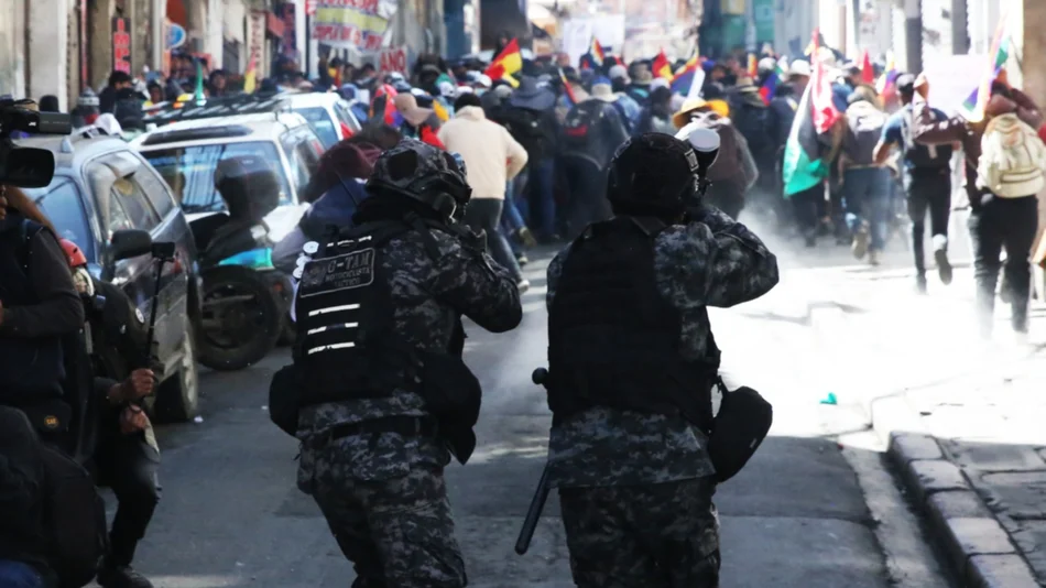 Dos policías muertos en enfrentamientos en Bolivia