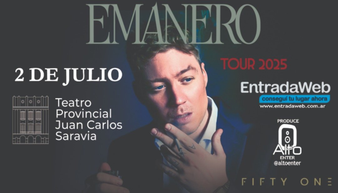 Emanero Tour 2025 2x1 con Club