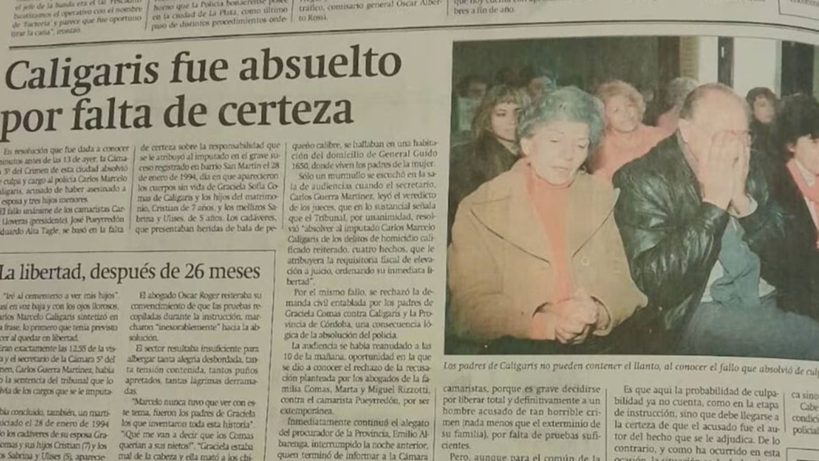 Juzgado por matar a su familia volvió a asesinar