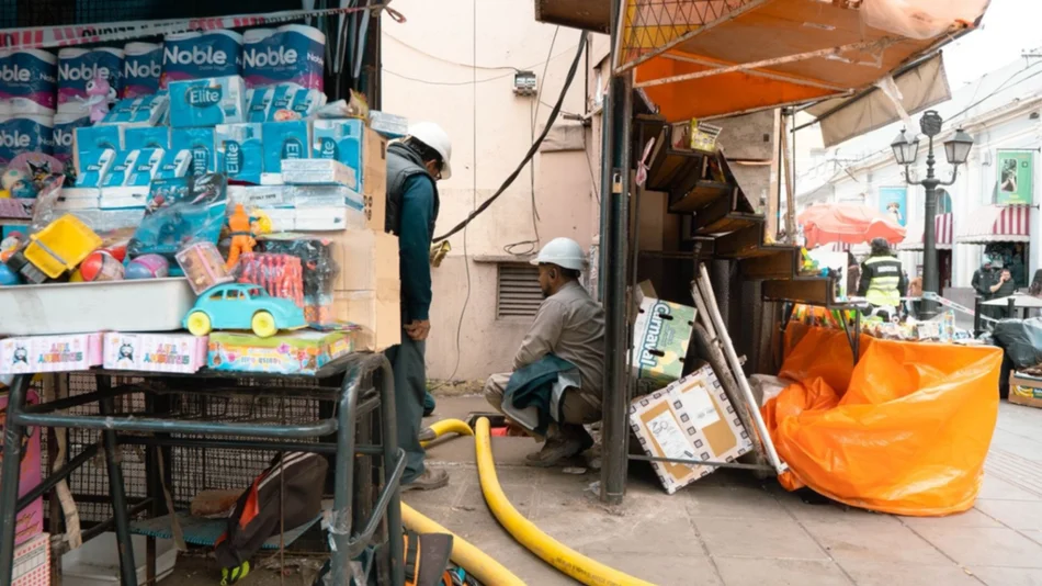 Edesa normalizó el servicio eléctrico tras la falla en el centro causada por la inundación de una cámara