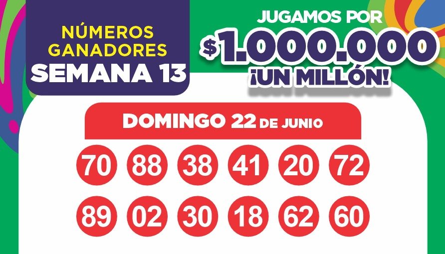 NÚMEROS DE LA SEMANA N° 13
