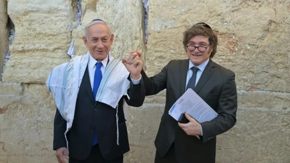 Dura advertencia del PJ a Milei por su apoyo a Israel: “Expone a los ciudadanos a la violencia”