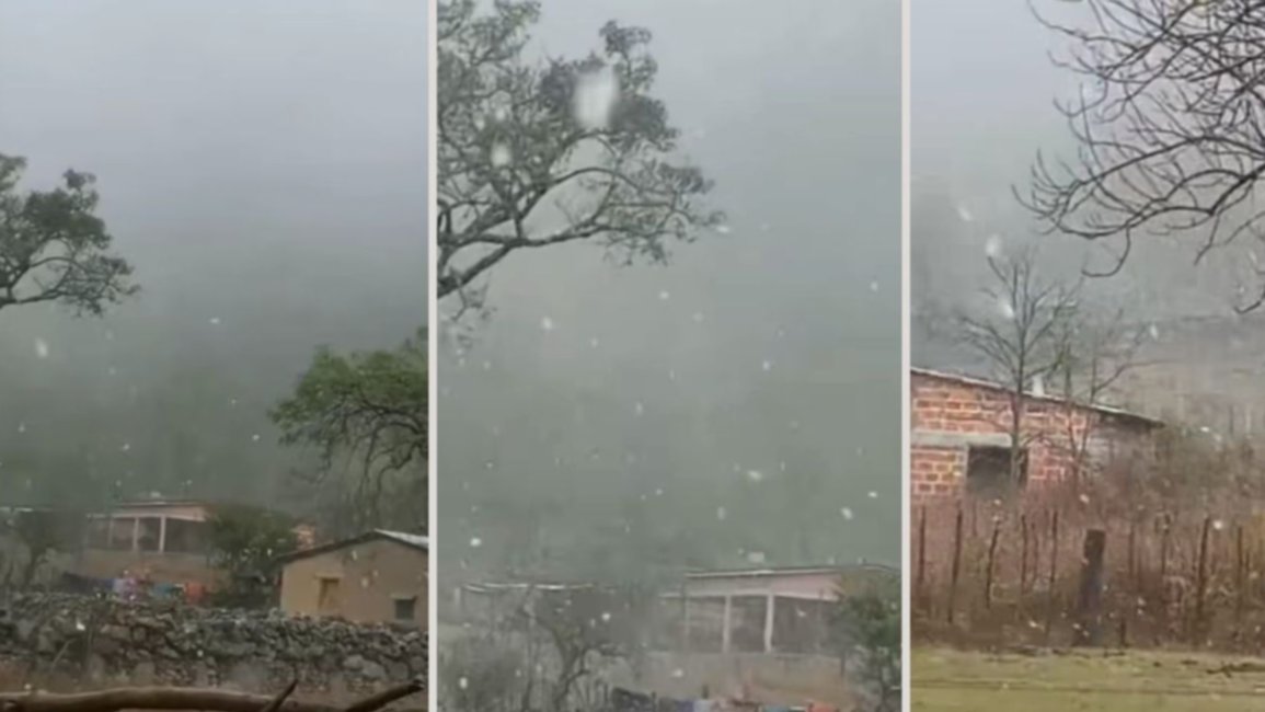 VIDEO. Nevada en Salta: mirá en qué lugar de la provincia cayó nieve este lunes
