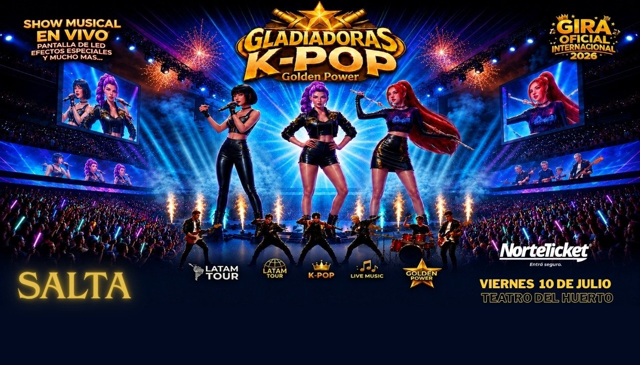 Gladiadoras K-Pop Golden Power 2x1 con Club