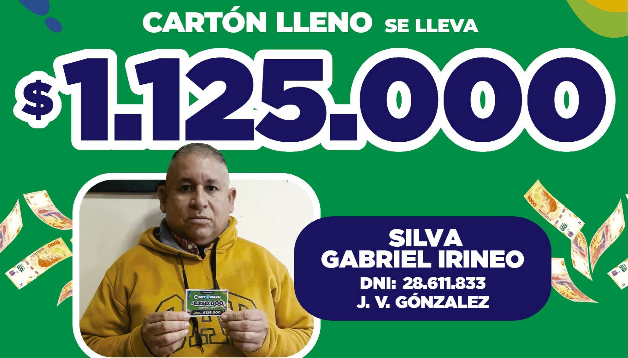 Cartonazo: ganadores de la semana 