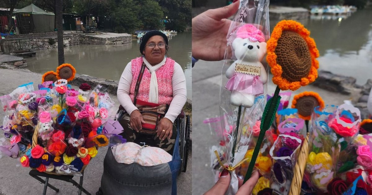 Eugenia, la luchadora de las flores: a un año del accidente que la dejó en silla de ruedas, sigue trabajando todos los días para salir adelante