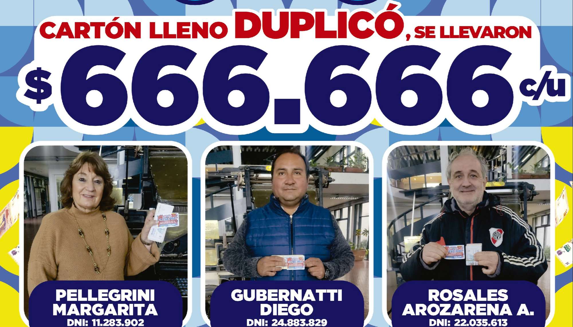 Cartonazo: ganadores de la semana 