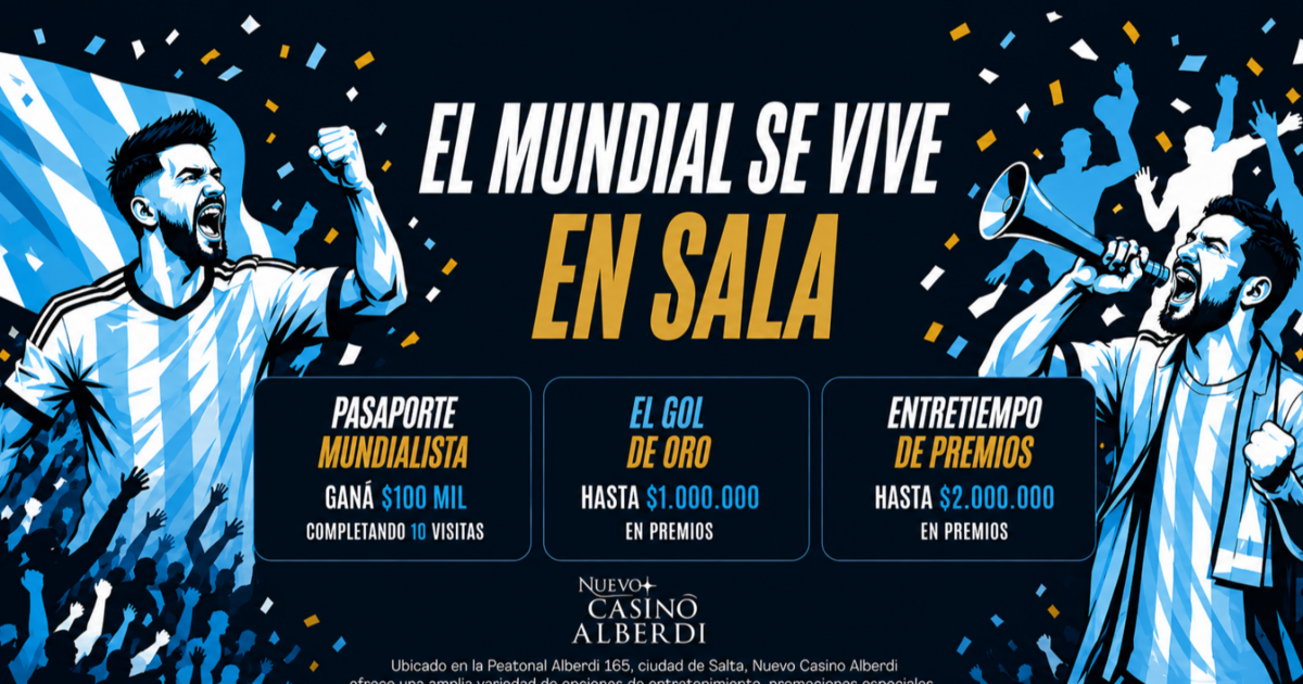 Más de  millones en premios: Nuevo Casino Alberdi prepara un fin de semana a pura emoción