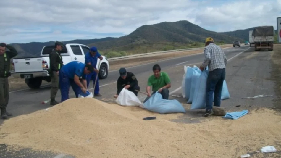 Otro choque de camiones en el acceso a Salta