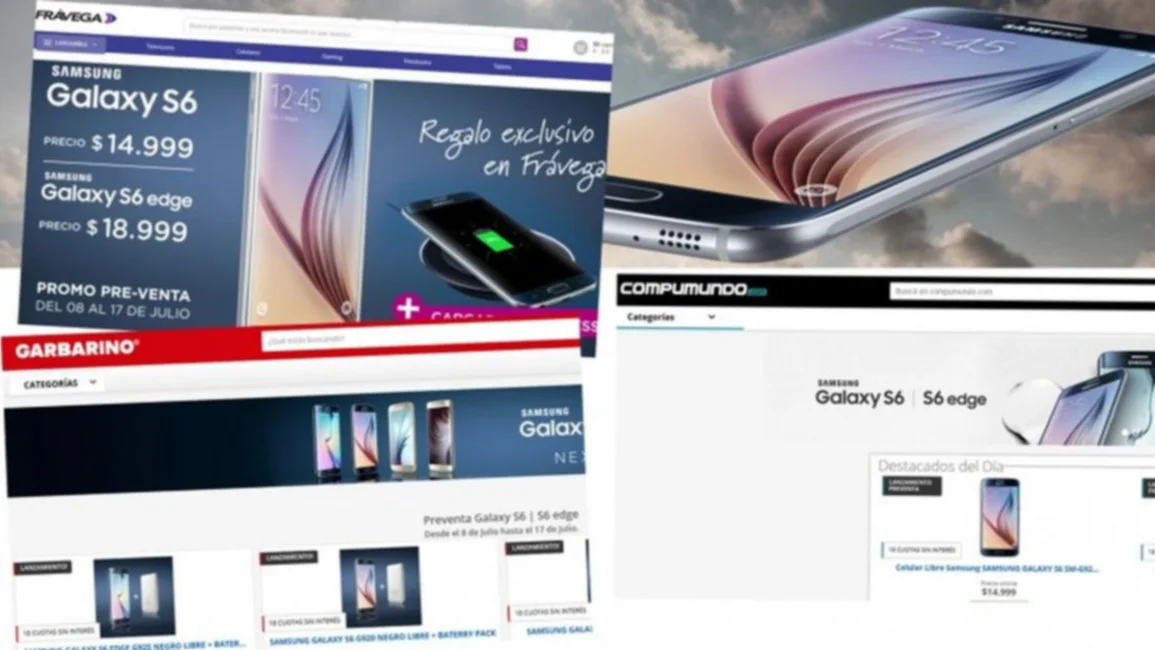 Lo que valdrán los nuevos  Galaxy S6 en Argentina