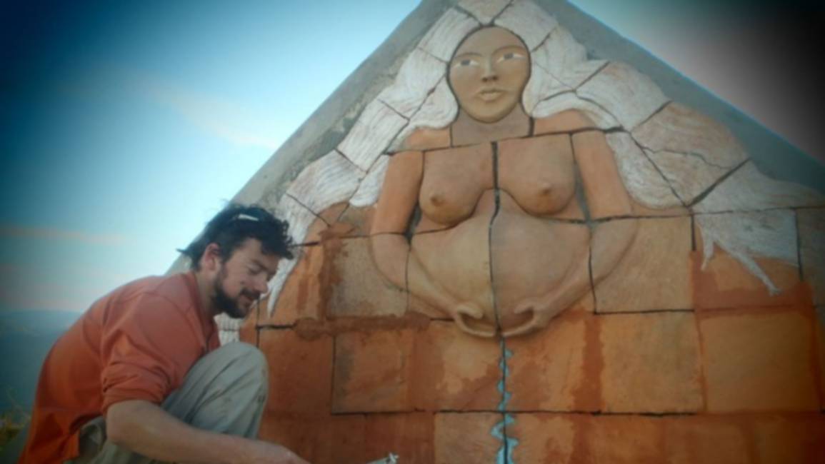 Un mural en honor al nevado y al río Chuscha | Arte