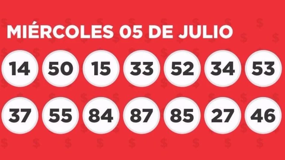 Cartonazo: mirá aquí los números de la semana 7