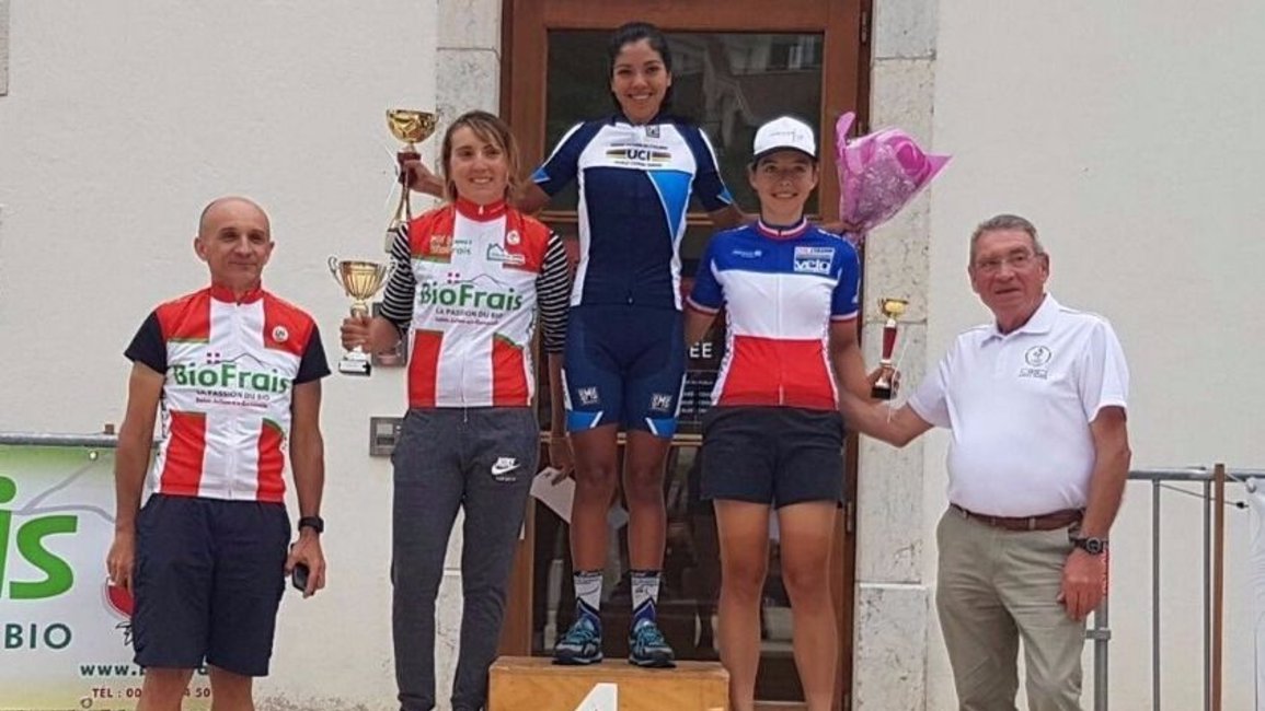 Fernanda Yapura llegó a lo más alto del podio