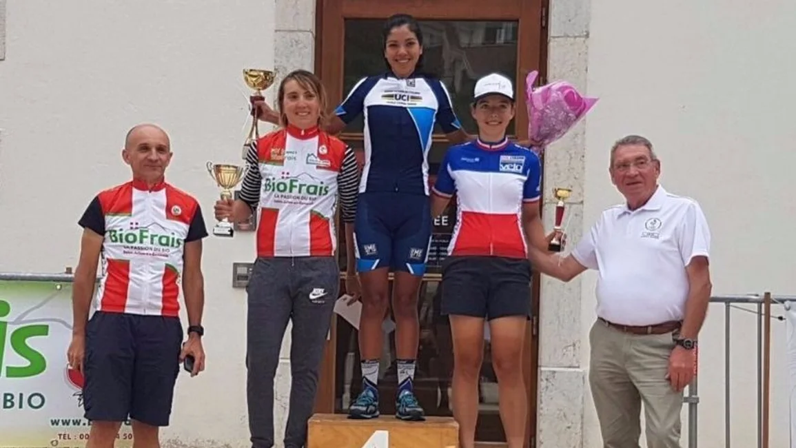 Fernanda Yapura llegó a lo más alto del podio