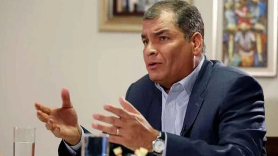 Ordenaron en Ecuador la detención de Rafael Correa 