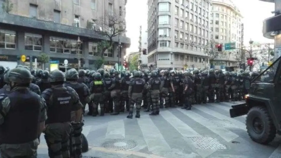 Megaoperativo de seguridad para evitar que las protestas contra el FMI afecten al G20 de Finanzas 