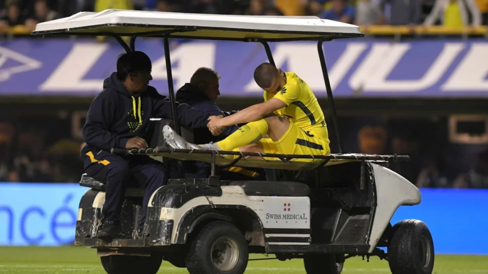 Una mala para Boca: a la sanción de Izquierdoz ahora se sumó la lesión de Benedetto