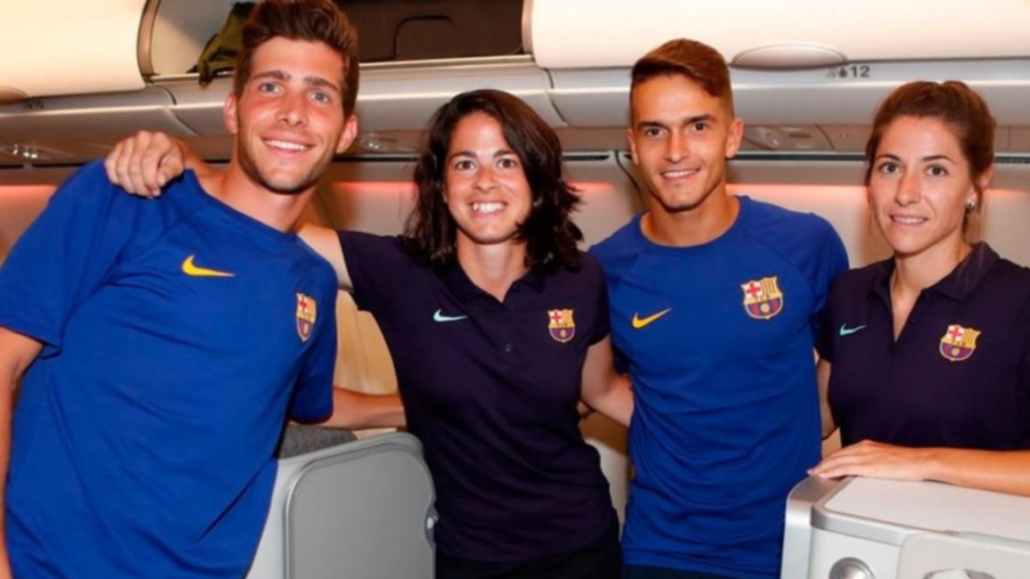 El machismo en el fútbol: los jugadores del Barcelona viajaron en primera, el equipo femenino en turista
