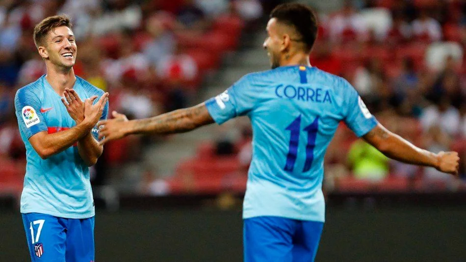 Reapareció Luciano Vietto en el Atlético de Madrid