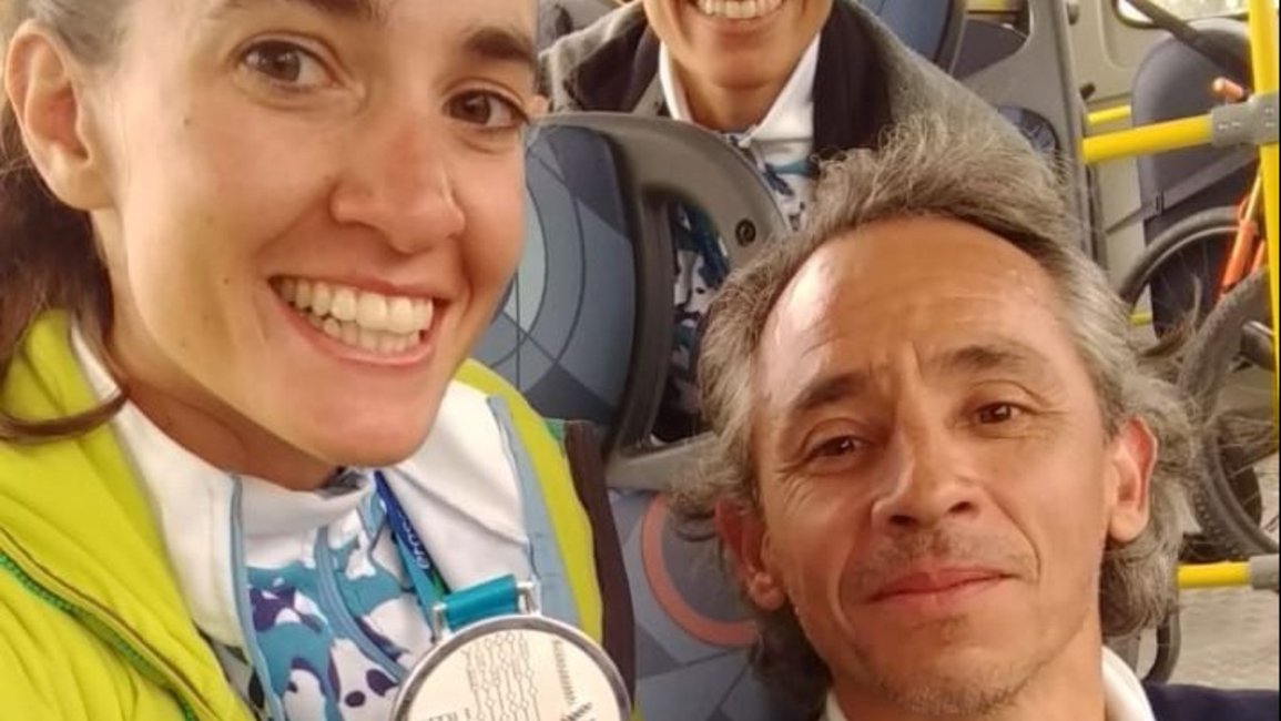 Castro, un salteño que se cuelga la medalla de plata con Sofía Gómez Villafañe
