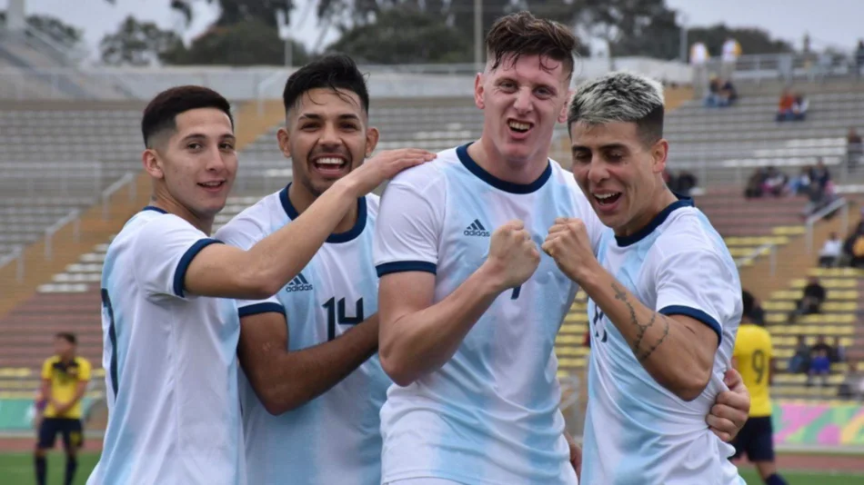 Panamericanos: Argentina arrancó con el pie derecho en fútbol
