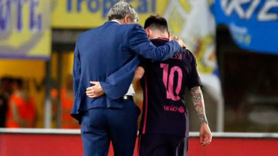 El DT del Barcelona pone paños fríos: dice que ve "bien" a Messi