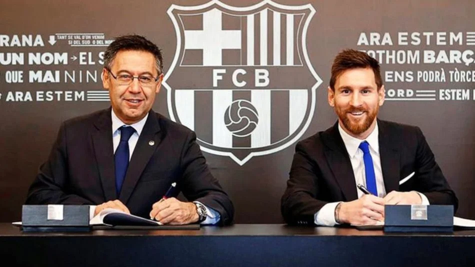 Habló el presidente de Barcelona: “Messi quiere seguir” 