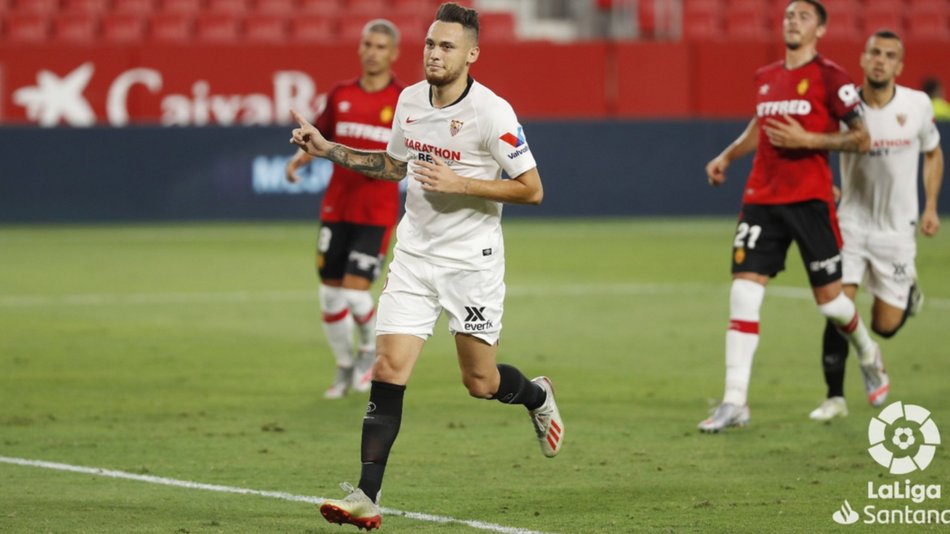 Sevilla complicó a Mallorca con otro gol de Lucas Ocampo