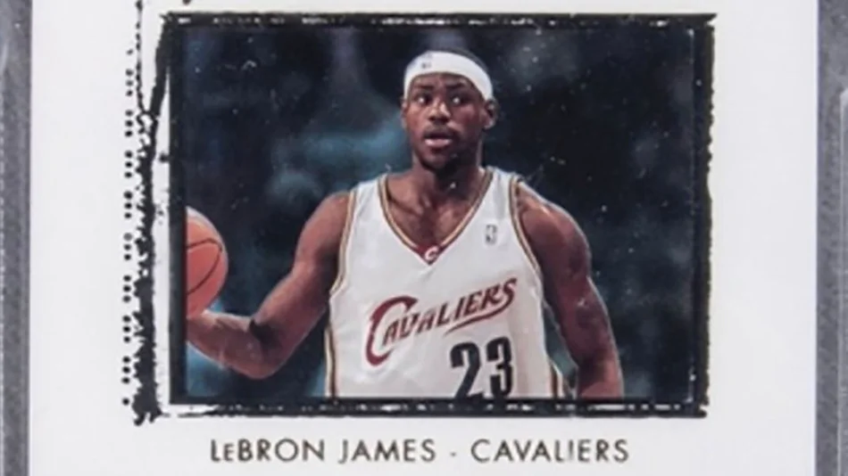 Millonaria subasta por una tarjeta de LeBron James