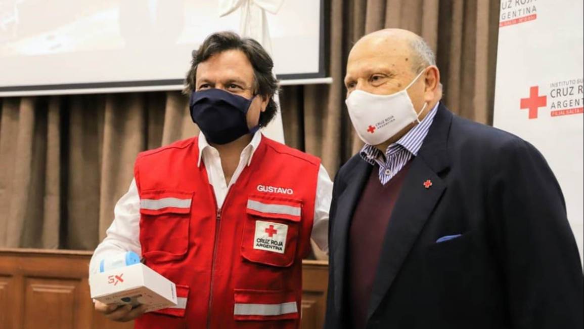 La Cruz Roja donó a Salta unos 200 termómetros corporales infrarrojos
