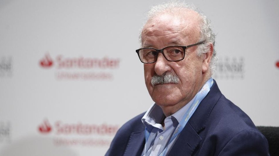 Del Bosque: “Lo que está haciendo Simeone en el Atlético es muy difícil de igualar”