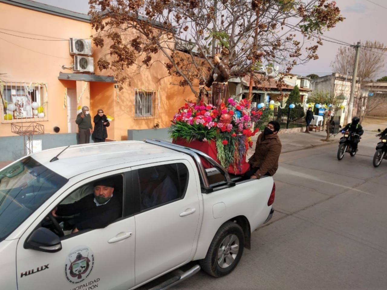 San Francisco Solano recorrió en soledad las calles de El Galpón