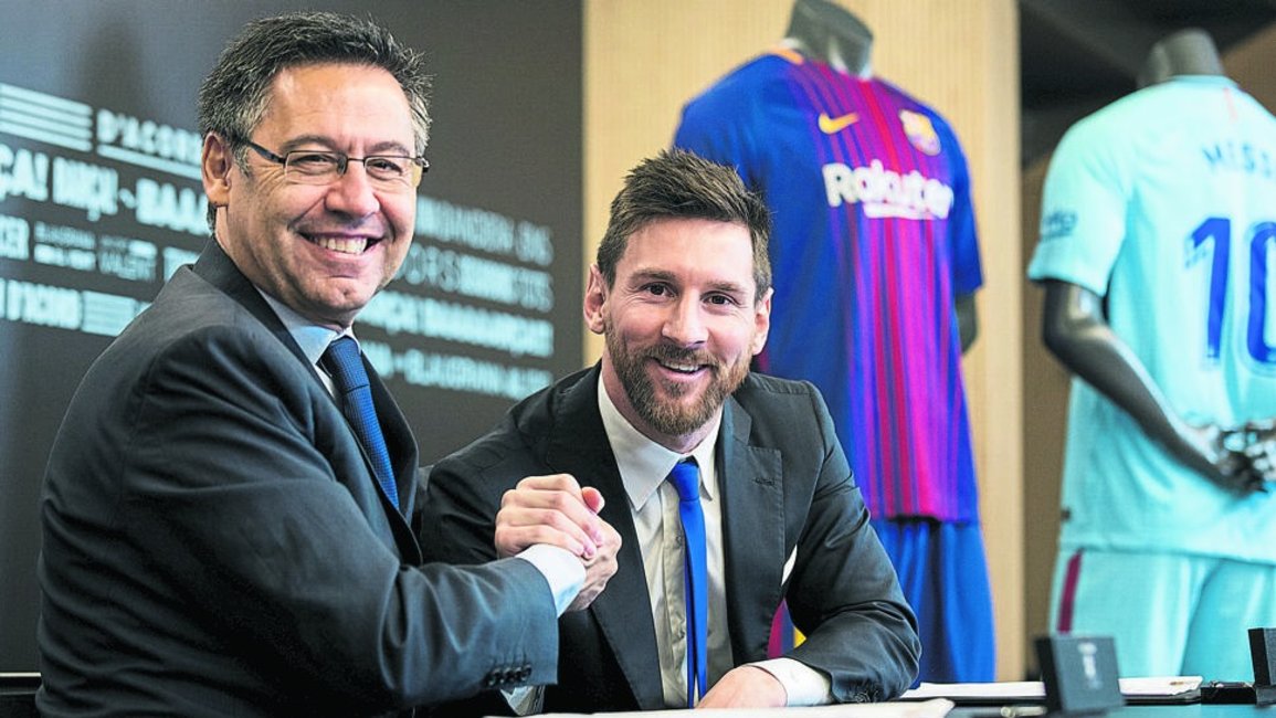 Bartomeu: “No tengo ninguna duda de que Messi renovará su contrato”