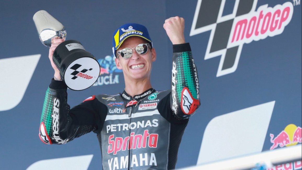 Quartararo volvió y ganar y ya es cosa seria en el MotoGP