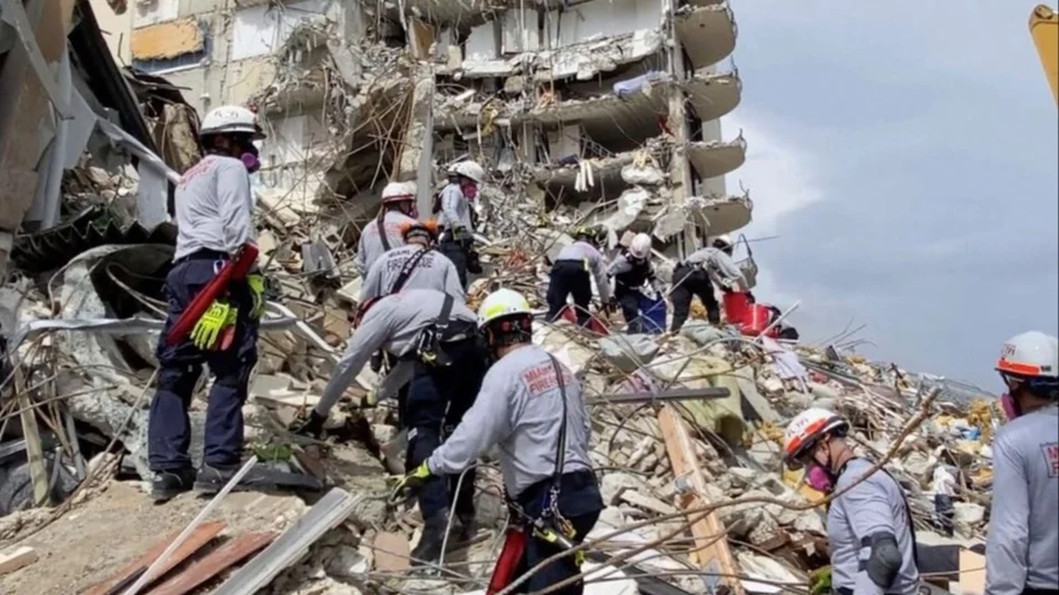 Planean adelantar la demolición del edificio en Miami por el huracán "Elsa"