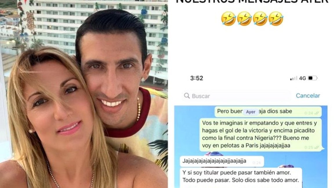 El premonitor mensaje de la esposa de Di María y el "LTA" a Toti Pasman