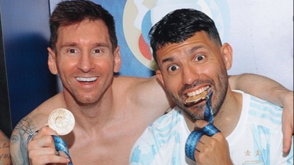 Agüero: “La felicidad de Messi es la nuestra”
