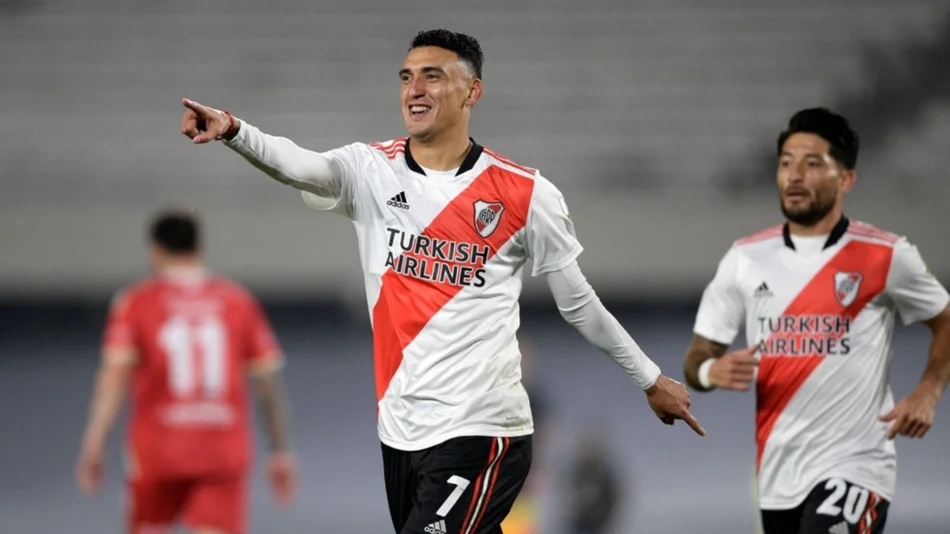 River y Argentinos Juniors empataron 1 a 1 y la serie quedó abierta
