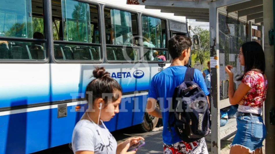 Desde el lunes no se podrá usar la tarjeta estudiantil en los colectivos