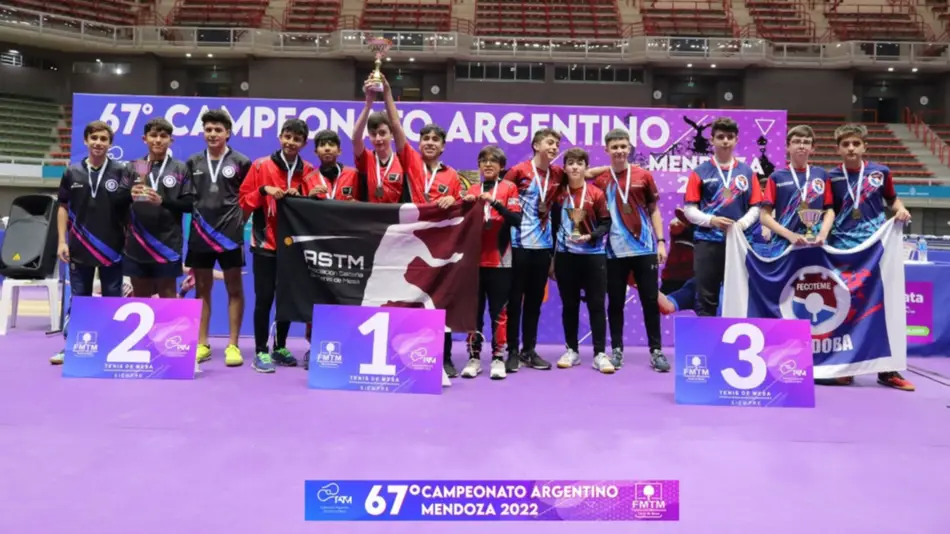 El tenis de mesa salteño se destaca en el Argentino