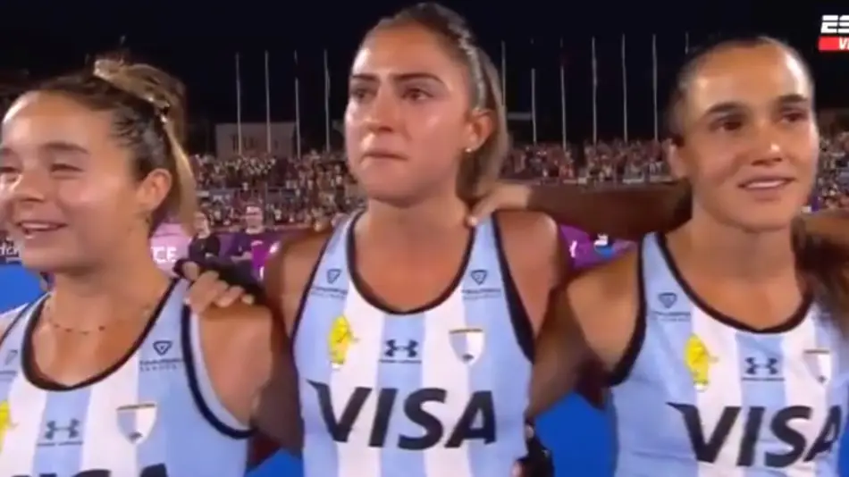 VIDEO. La emoción de la salteña Raposo cuando sonó el Himno