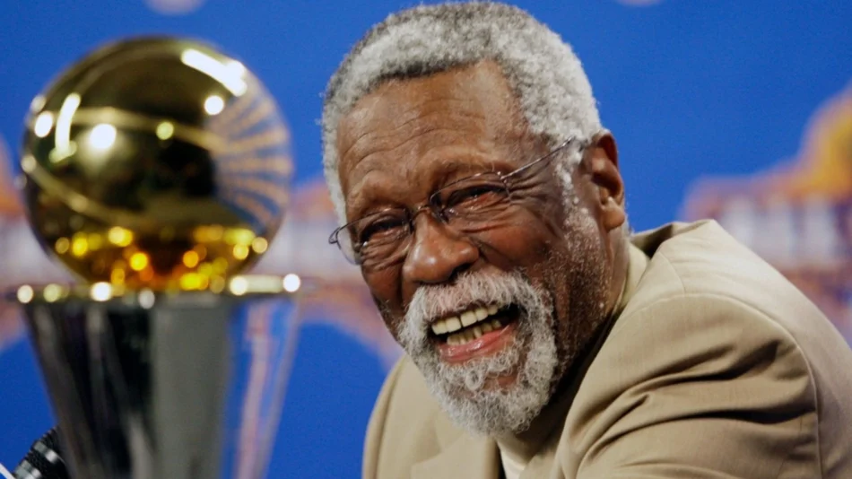 Murió Bill Russell, una de las grandes glorias de la NBA