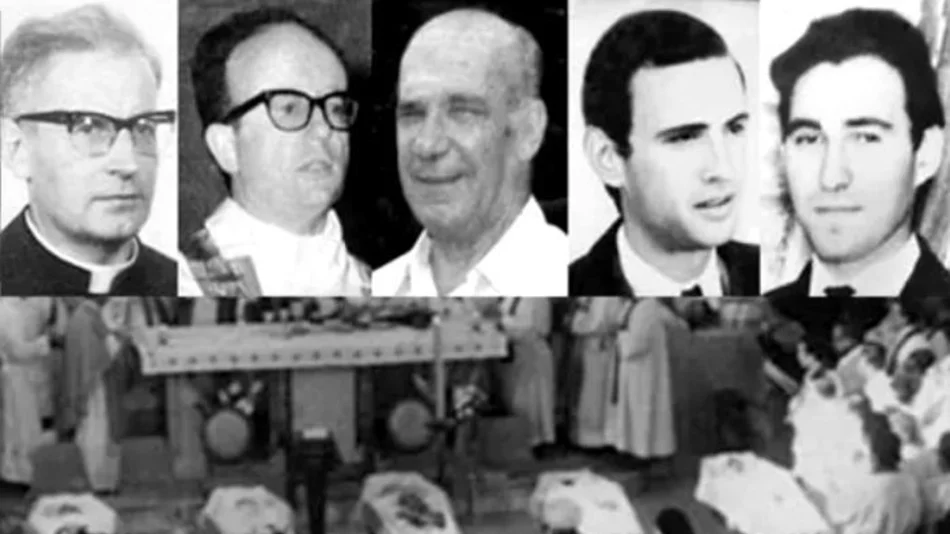 Conmemoran el 47° aniversario de la masacre de los palotinos, de la parroquia San Patricio