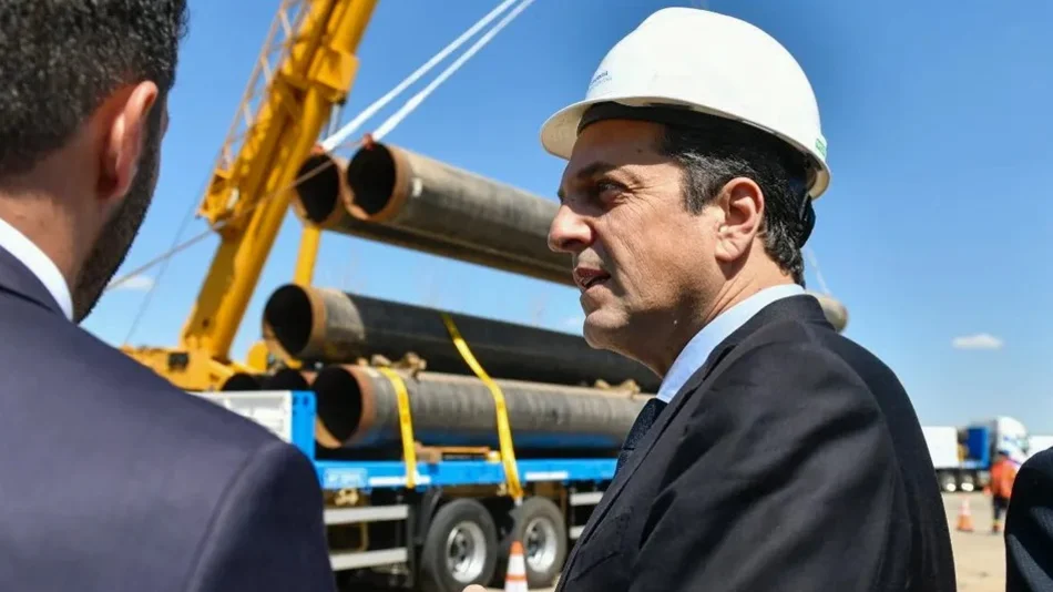 Sergio Massa:  “Gracias al Presidente por seguir con el gasoducto cuando el FMI nos pedía que lo frenáramos”