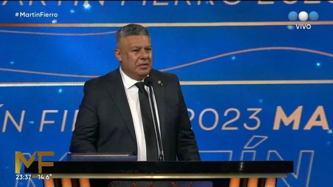 Premios Martín Fierro 2023: Claudio "Chiqui" Tapia fue reconocido por APTRA tras la conquista en Qatar