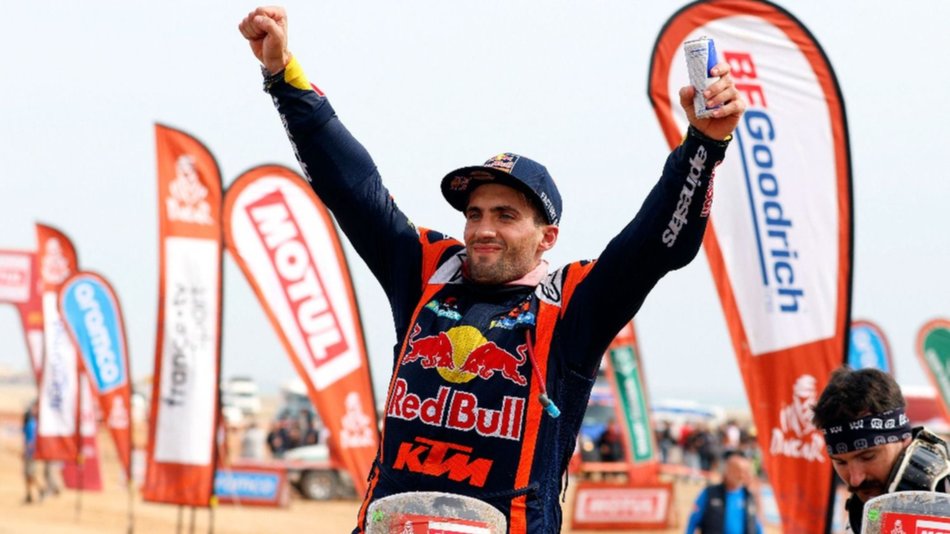 Kevin Benavides dejó su huella para siempre en el museo de KTM: "Siempre soñé con estar ahí"