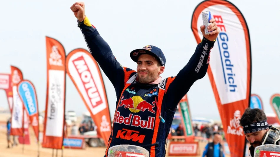 Kevin Benavides dejó su huella para siempre en el museo de KTM: "Siempre soñé con estar ahí"