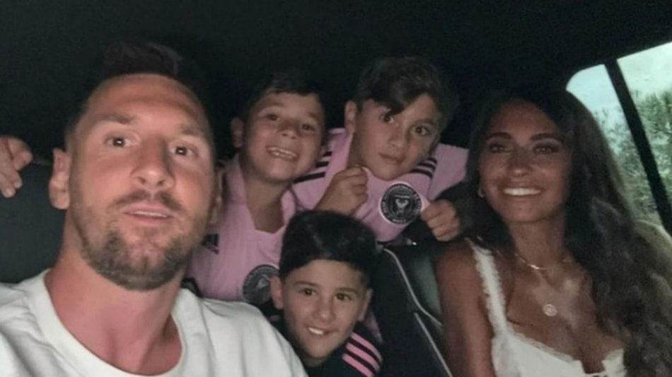 VIDEO. Los hijos de Messi lo imitaron y Anto Roccuzzo compartió el video en las redes
