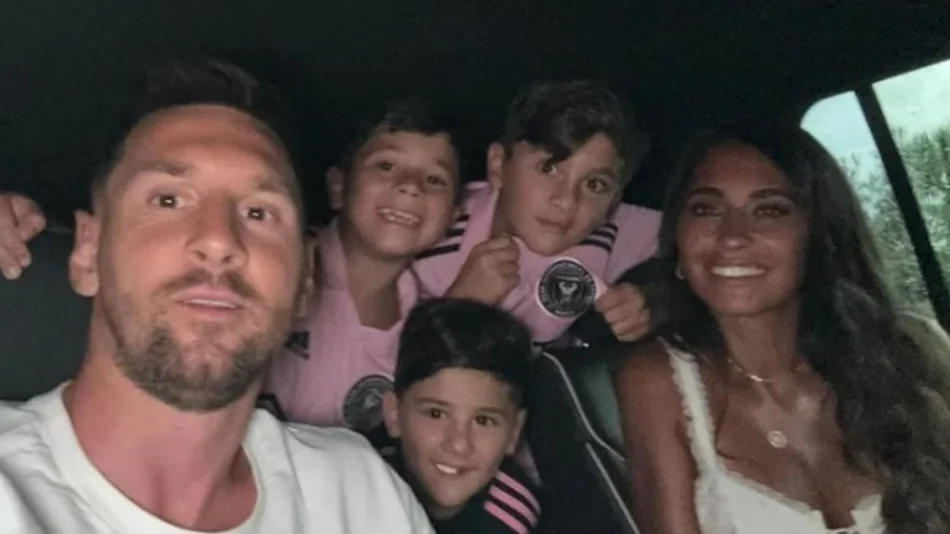 VIDEO. Los hijos de Messi lo imitaron y Anto Roccuzzo compartió el video en las redes